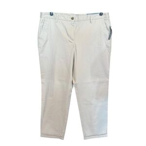 Talbots Cream Chinos with Relaxed Fit